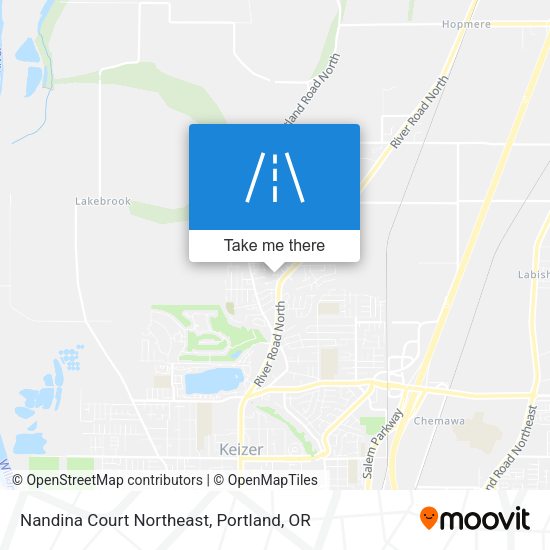 Nandina Court Northeast map