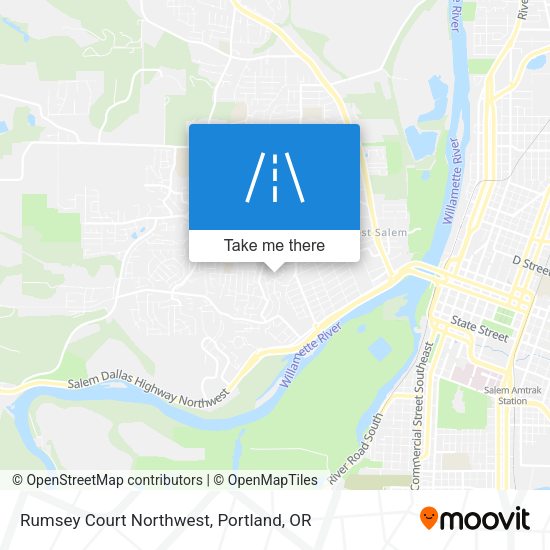 Rumsey Court Northwest map