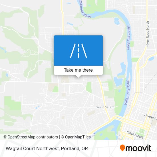 Wagtail Court Northwest map