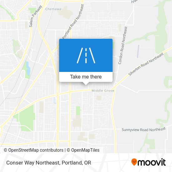Mapa de Conser Way Northeast