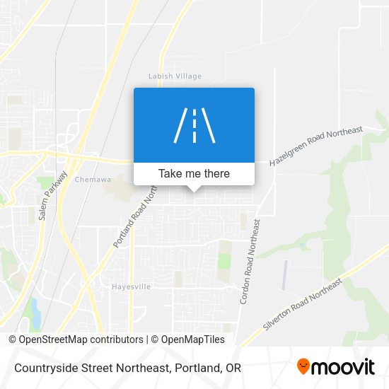 Countryside Street Northeast map