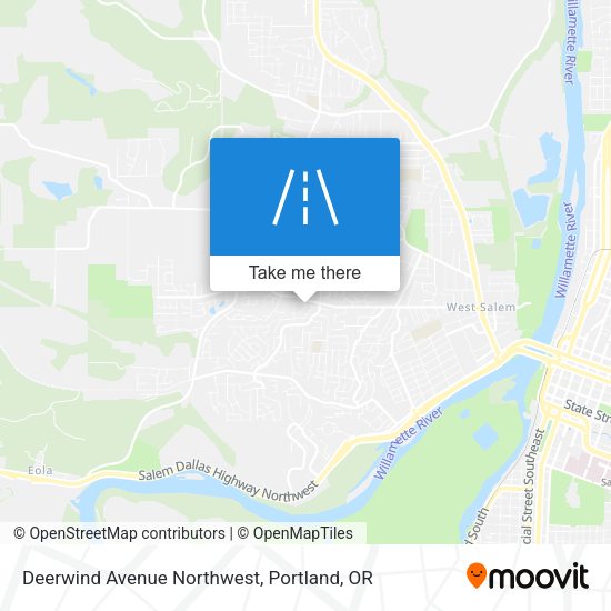 Deerwind Avenue Northwest map