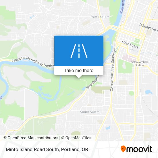 Minto Island Road South map