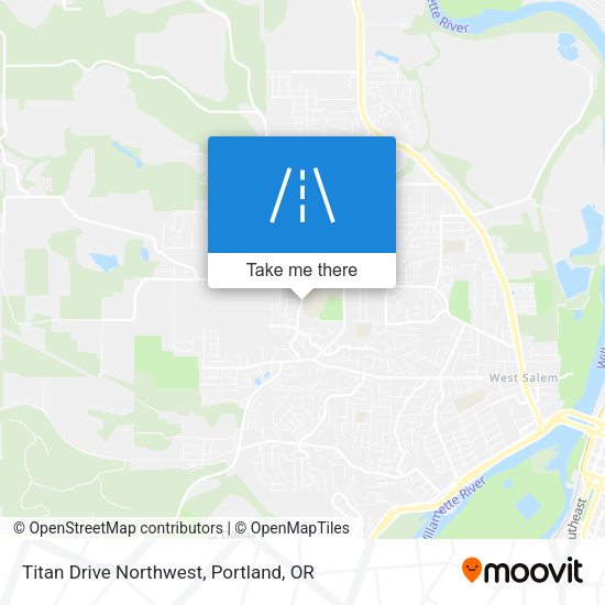 Titan Drive Northwest map