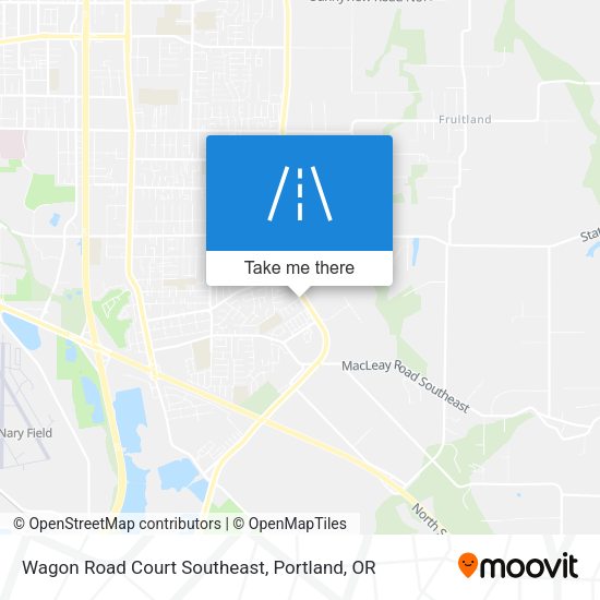Mapa de Wagon Road Court Southeast