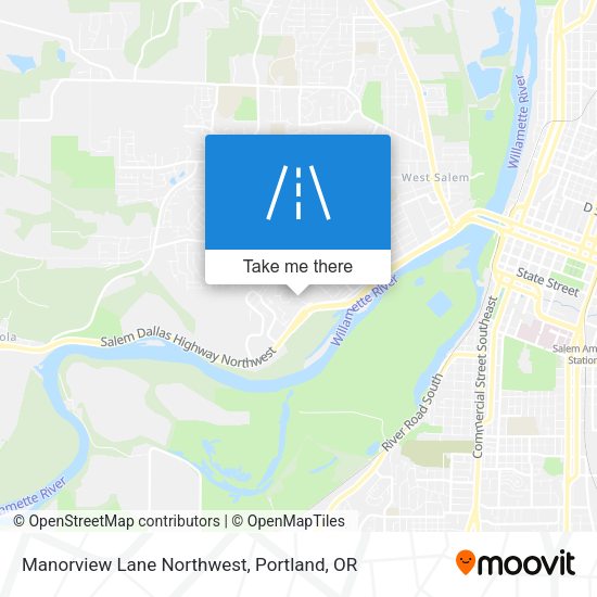 Manorview Lane Northwest map