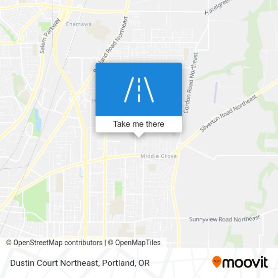 Dustin Court Northeast map