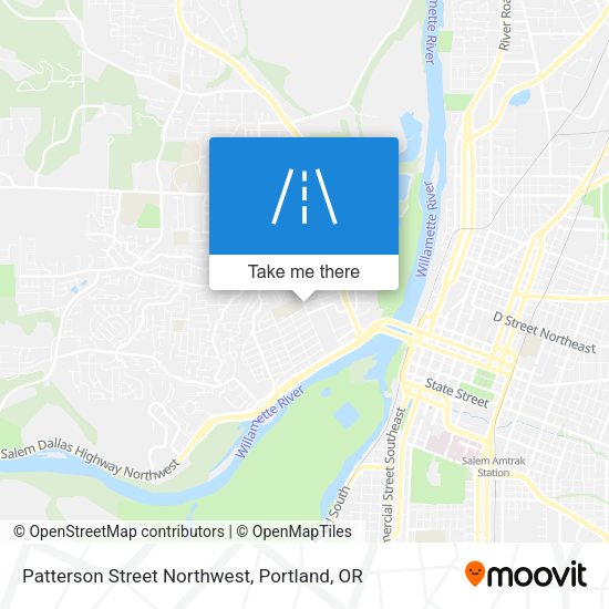Patterson Street Northwest map