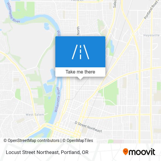 Locust Street Northeast map