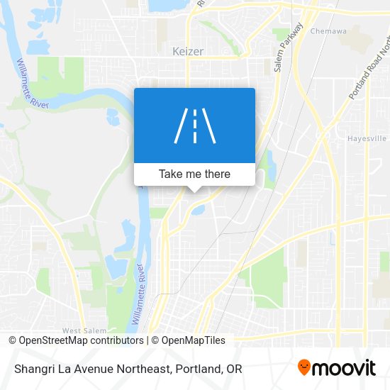 Shangri La Avenue Northeast map