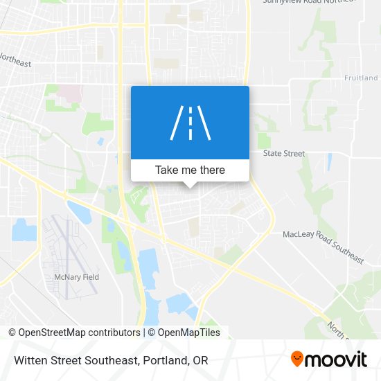 Mapa de Witten Street Southeast