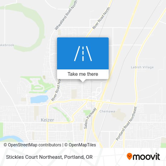 Stickles Court Northeast map