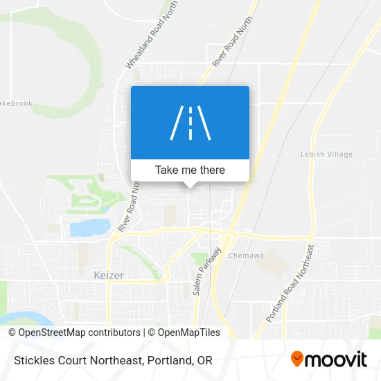 Stickles Court Northeast map
