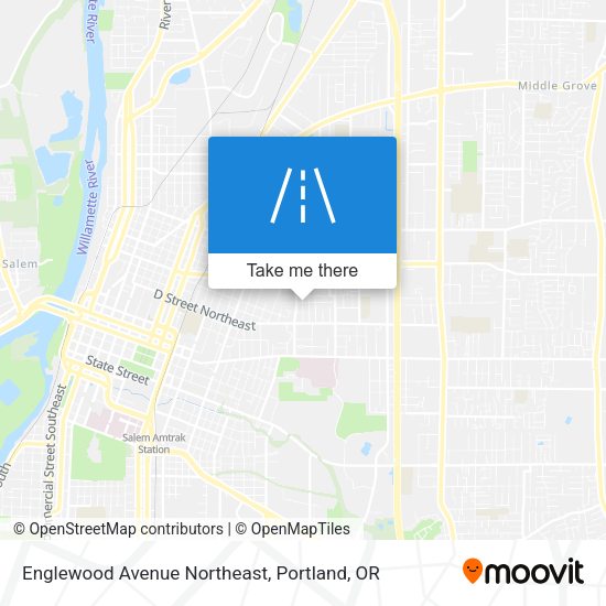 Mapa de Englewood Avenue Northeast