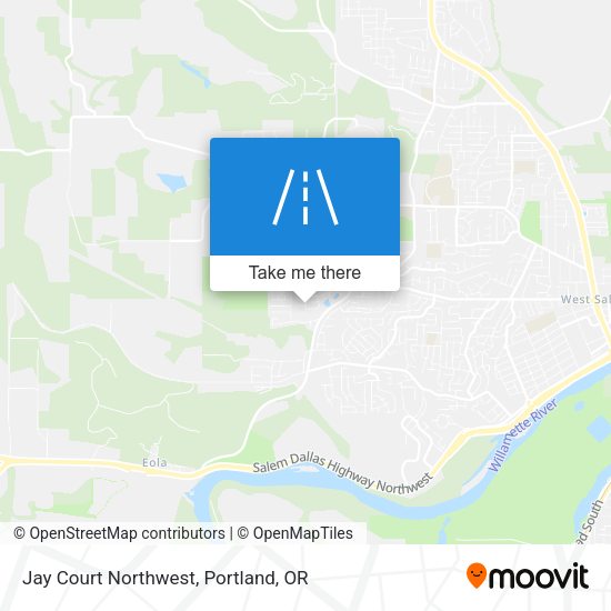 Jay Court Northwest map