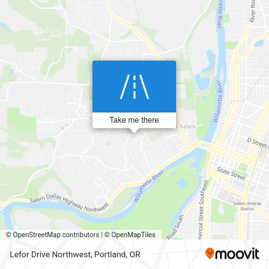 Lefor Drive Northwest map