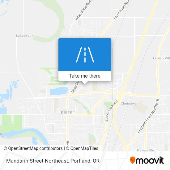 Mandarin Street Northeast map