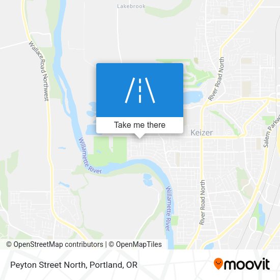 Mapa de Peyton Street North