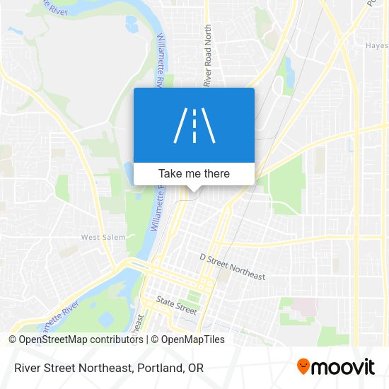 Mapa de River Street Northeast
