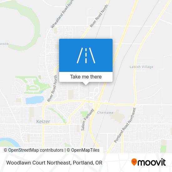 Woodlawn Court Northeast map