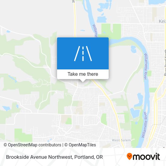 Mapa de Brookside Avenue Northwest