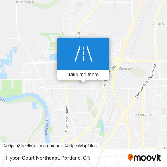 Hyson Court Northeast map