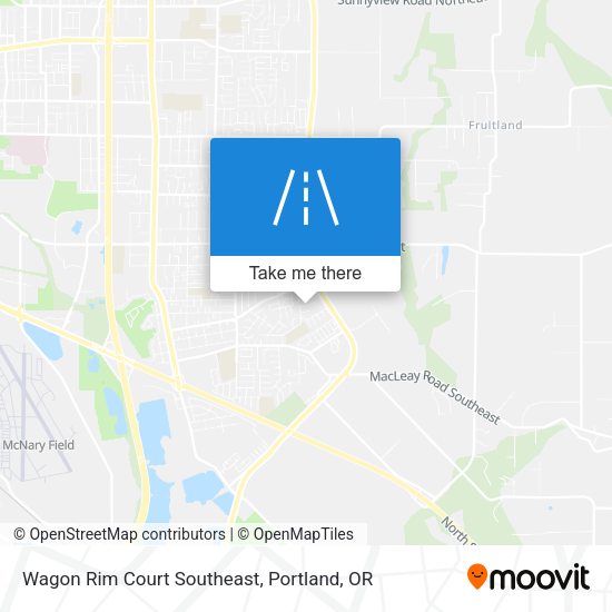 Wagon Rim Court Southeast map
