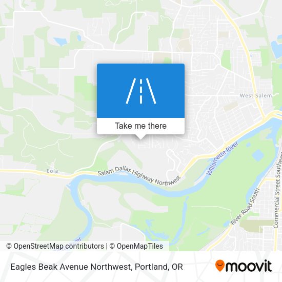 Mapa de Eagles Beak Avenue Northwest