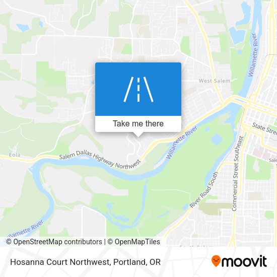Hosanna Court Northwest map