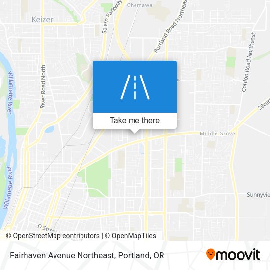 Fairhaven Avenue Northeast map