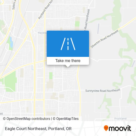 Eagle Court Northeast map