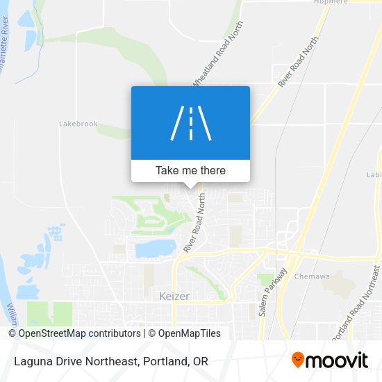 Laguna Drive Northeast map