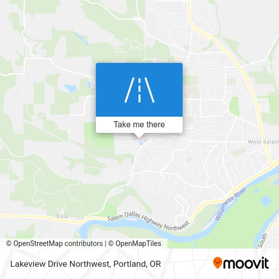 Lakeview Drive Northwest map