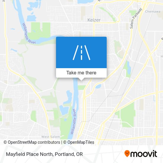 Mapa de Mayfield Place North