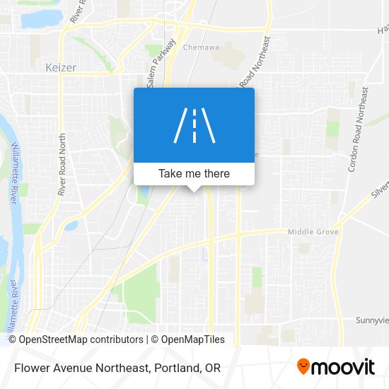 Mapa de Flower Avenue Northeast