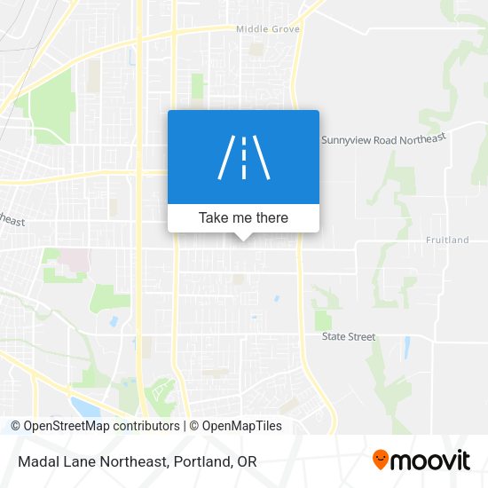 Mapa de Madal Lane Northeast