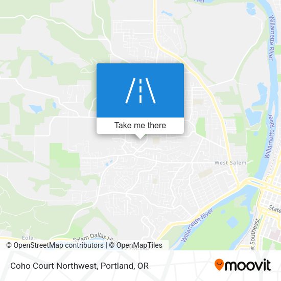 Mapa de Coho Court Northwest