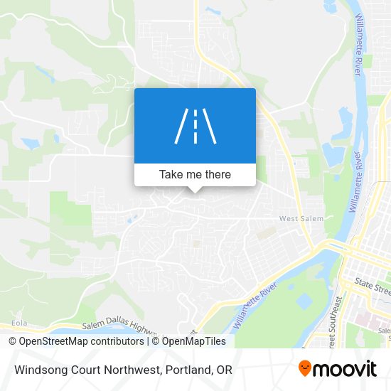 Windsong Court Northwest map