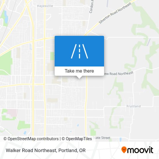 Mapa de Walker Road Northeast