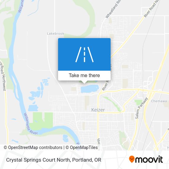 Mapa de Crystal Springs Court North