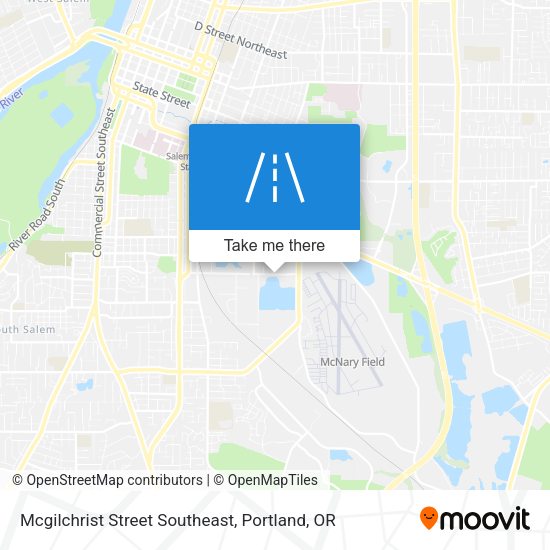 Mcgilchrist Street Southeast map