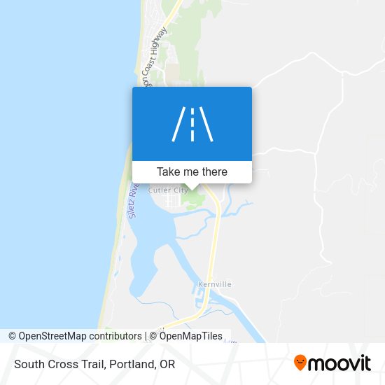 Mapa de South Cross Trail