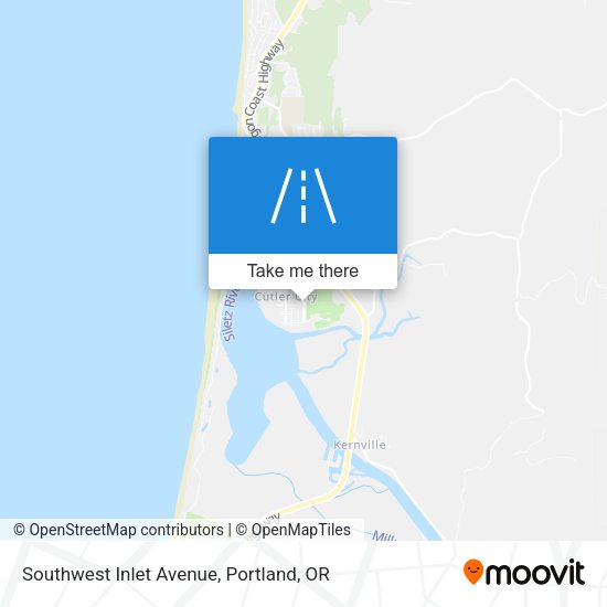 Southwest Inlet Avenue map