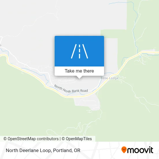 North Deerlane Loop map