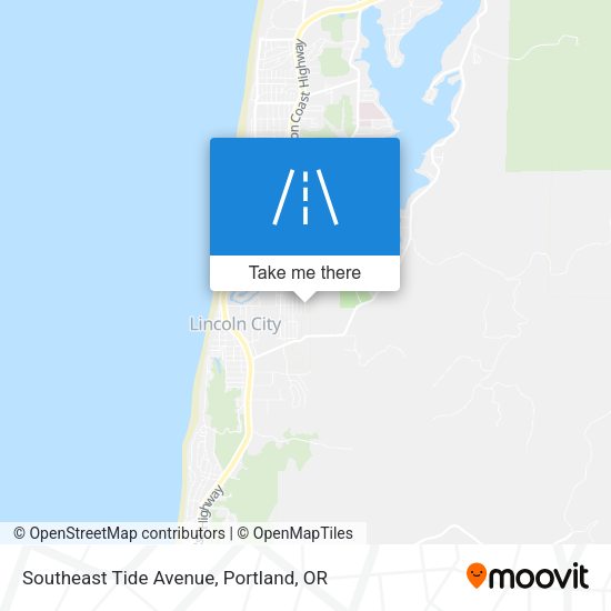 Mapa de Southeast Tide Avenue