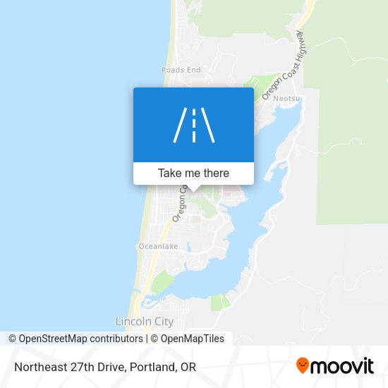 Northeast 27th Drive map