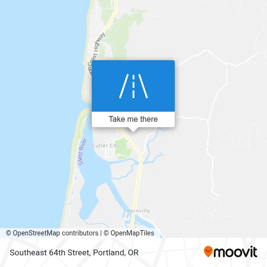 Southeast 64th Street map