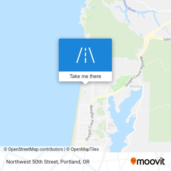 Northwest 50th Street map