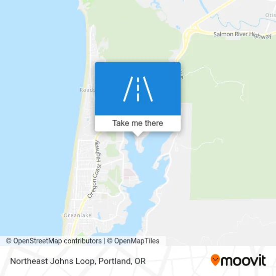 Northeast Johns Loop map