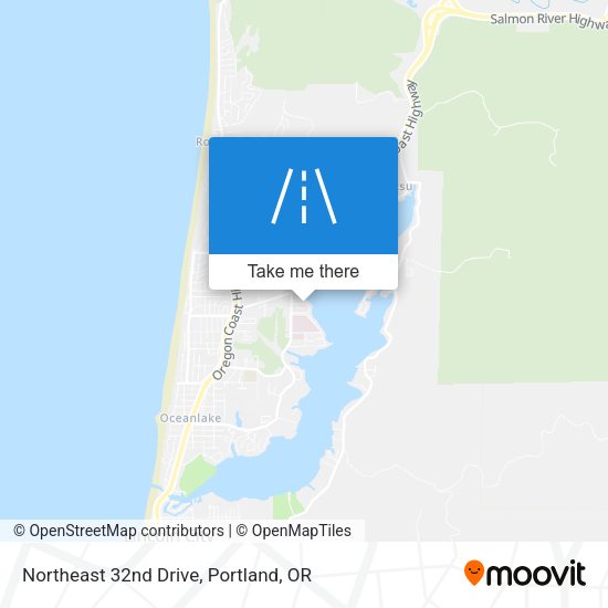 Northeast 32nd Drive map
